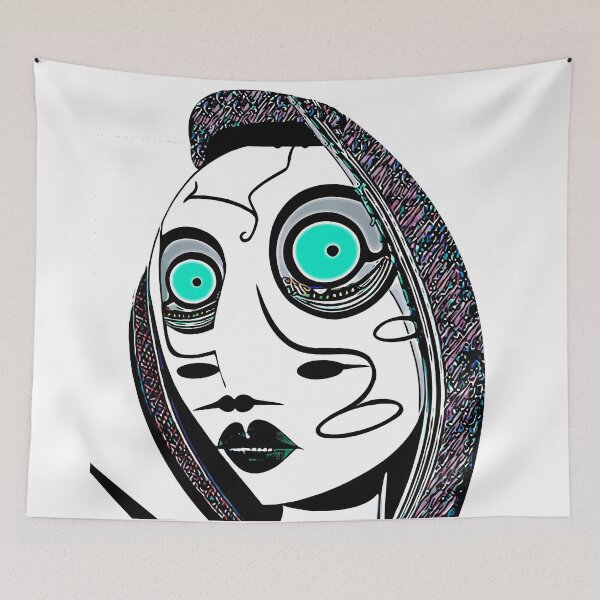 Item preview, "Green-Eyed Wonder: The Mesmerizing Look of a Woman" designed and sold by FunnyShopGirl.
