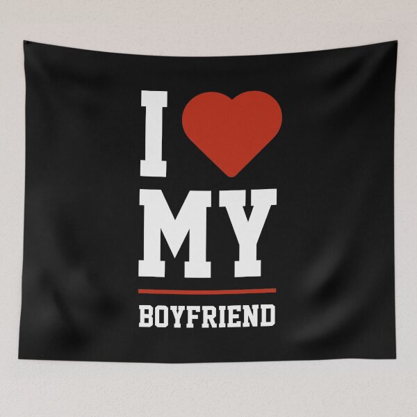 Item preview, I Love My Boyfriend - Boyfriend Funny Gift designed and sold by DiogoCalheiros.