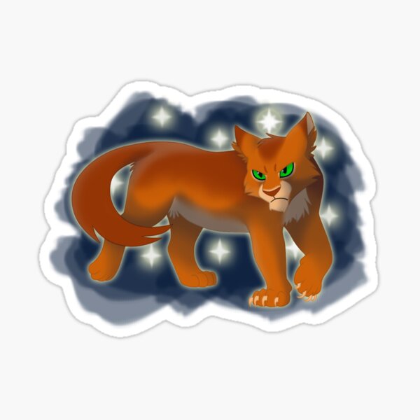 Warrior Cats Firestar Sticker by Golden Mane 