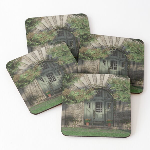 Item preview, Doorway with Hawthorn and Roses and Marigolds designed and sold by JoreJj Z. Elprehzleinn.