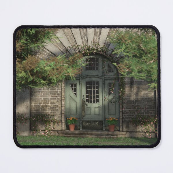 Item preview, Doorway with Hawthorn and Roses and Marigolds designed and sold by JoreJj Z. Elprehzleinn.