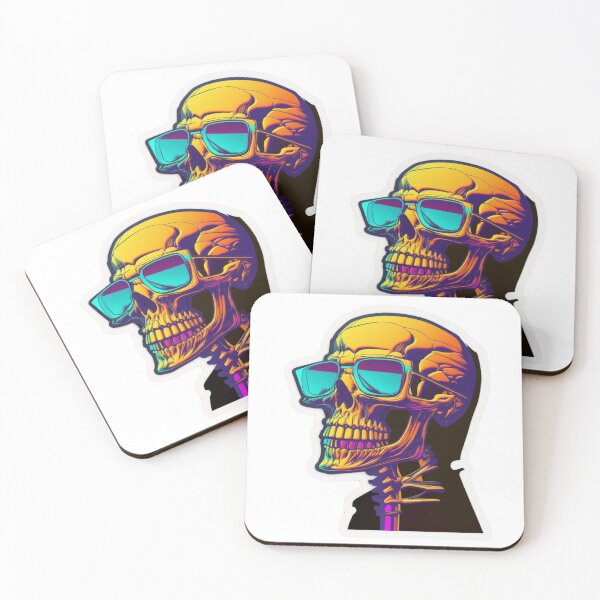Item preview, Synthwave Skeleton designed and sold by pedrogag.