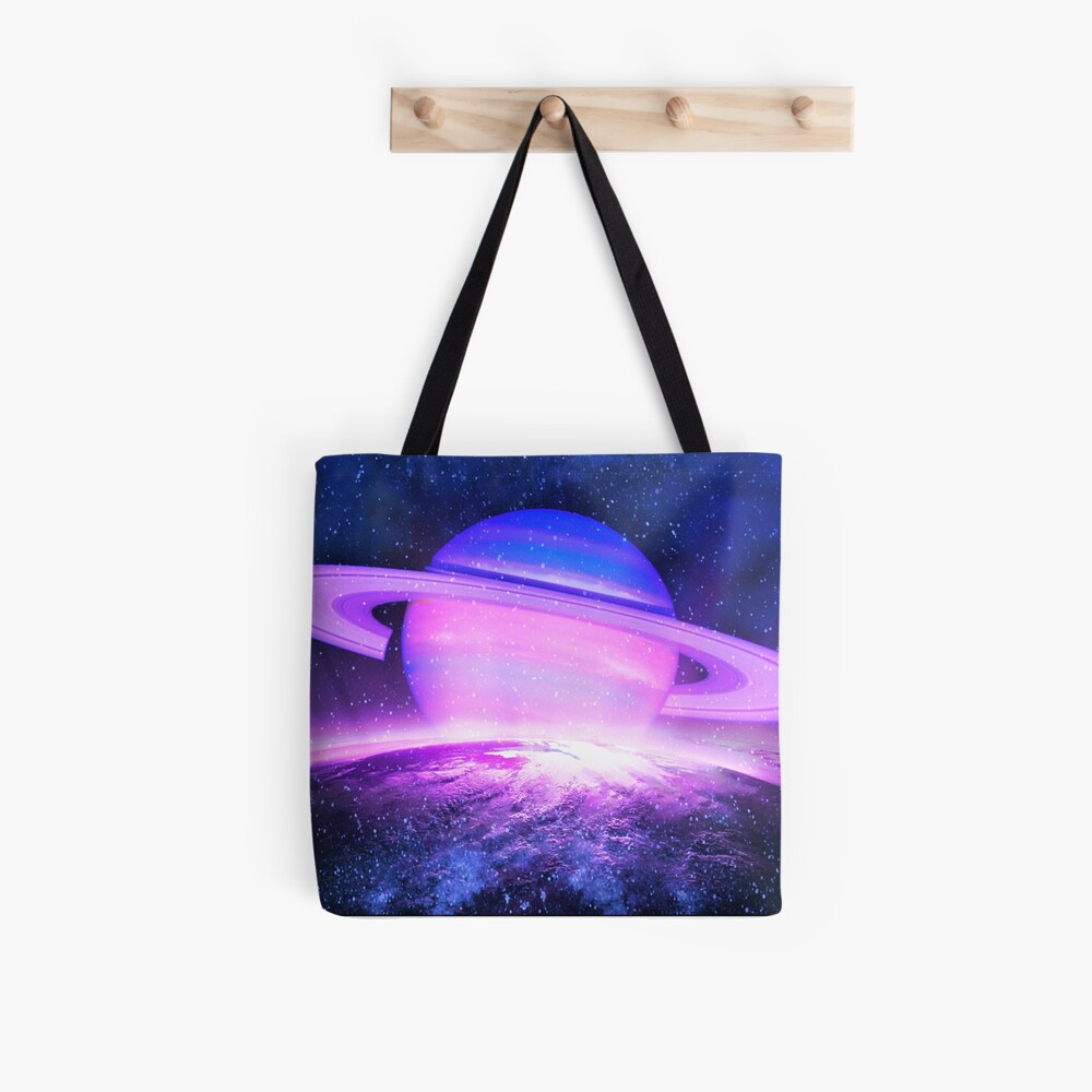 aesthetic grunge planet space solar system cute pastel Tote Bag