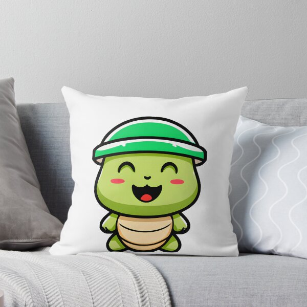 Item preview, happy turtle with green hat designed and sold by Adam-the-maker.