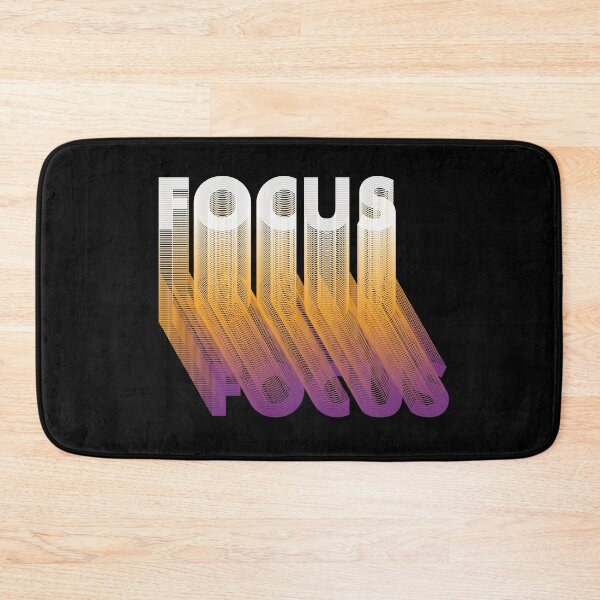 Item preview, Focus mindset funky lettering designed and sold by CatchyFunky.