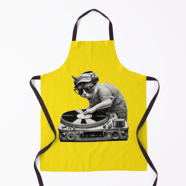 Item preview, Hip Hop Hipster Cat with a Turntable designed and sold by kingroy.