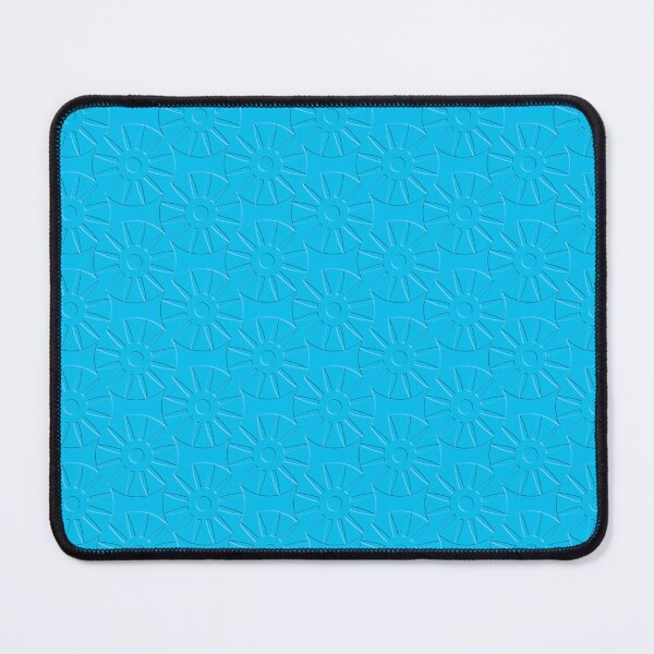 Item preview, Sky Blue Floral Sunburst Abstract On Sky Blue Background designed and sold by burbankdesigns.