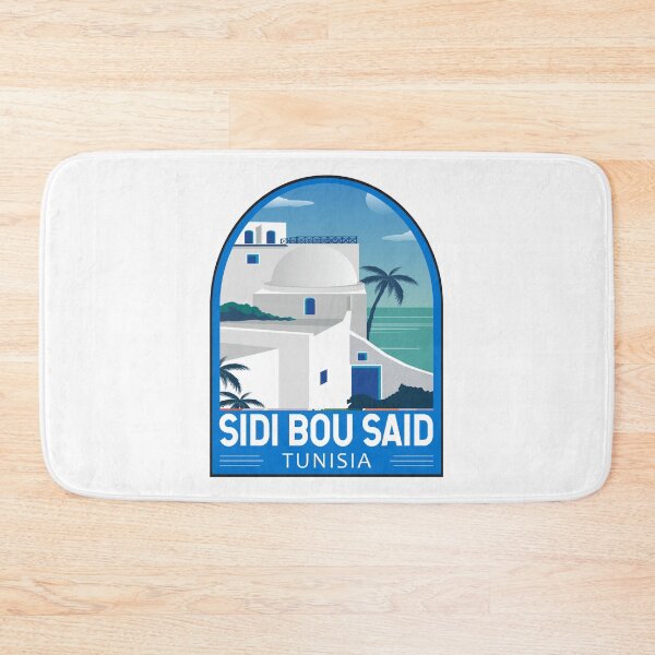 Item preview, Sidi Bou Said Tunisia Retro Emblem designed and sold by KrisSidDesigns.