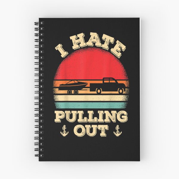 Item preview, I hate pulling out Retro boating boat captain designed and sold by loutfileo.