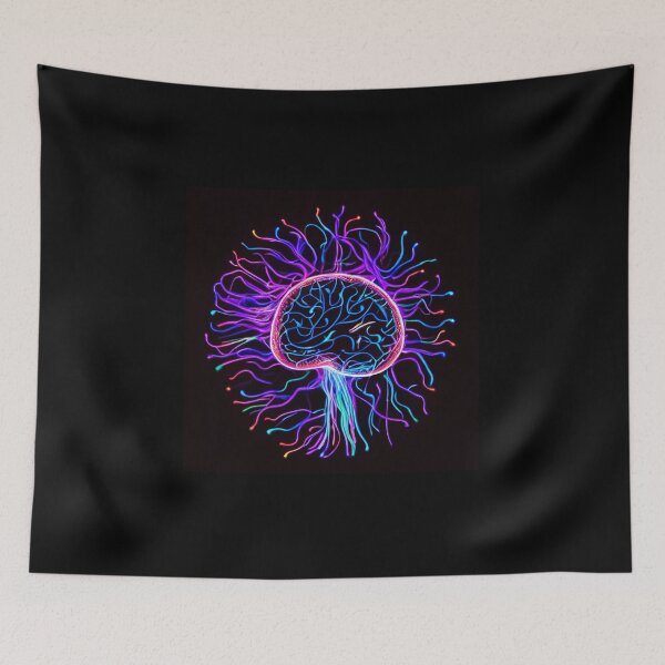 Item preview, Brain Fiber Art designed and sold by PipikaArt.