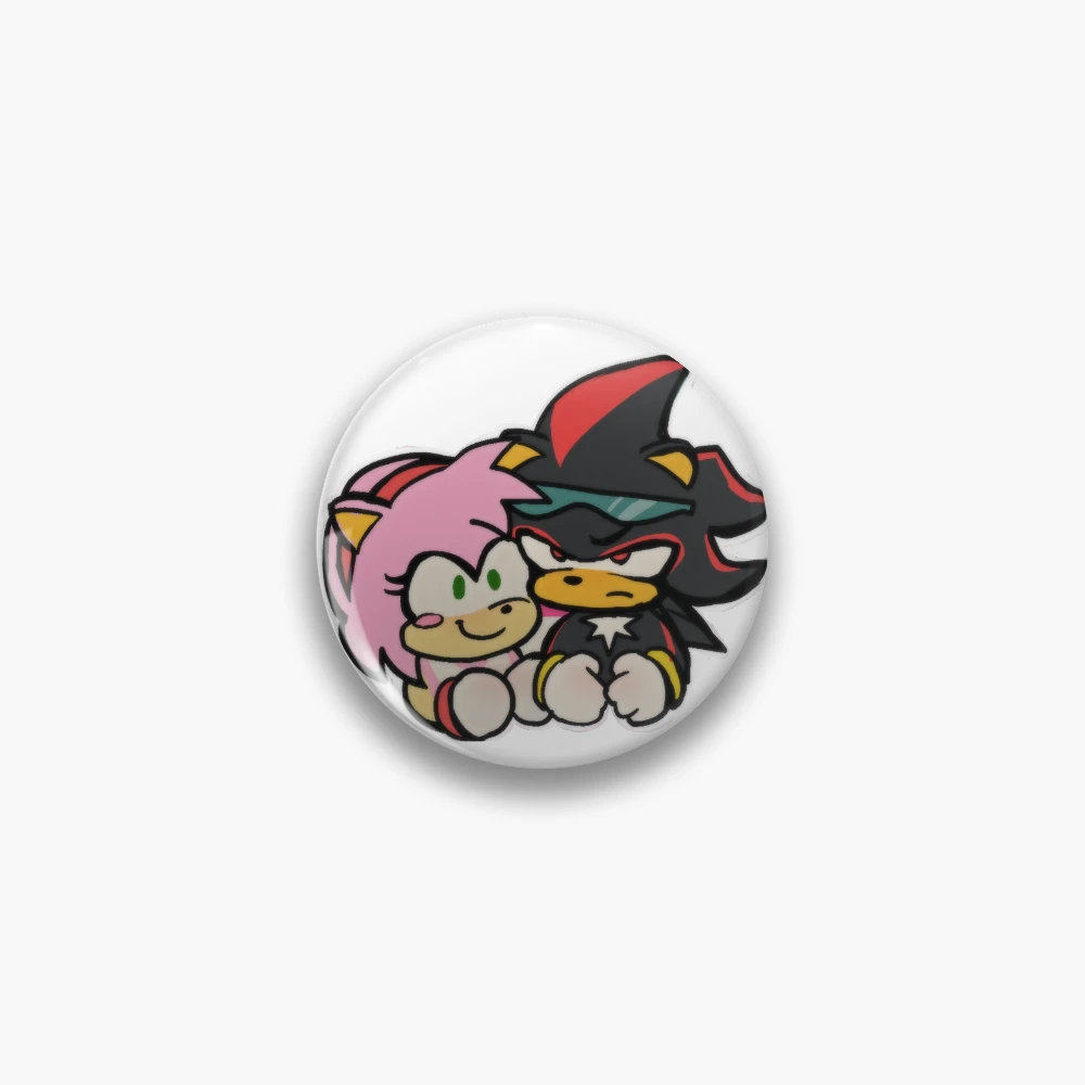 shadow x amy (shadamy) sonic the hedgehog sticker Sticker for