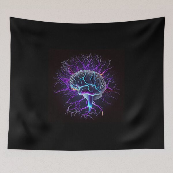 Item preview, Brain Fiber Art designed and sold by PipikaArt.