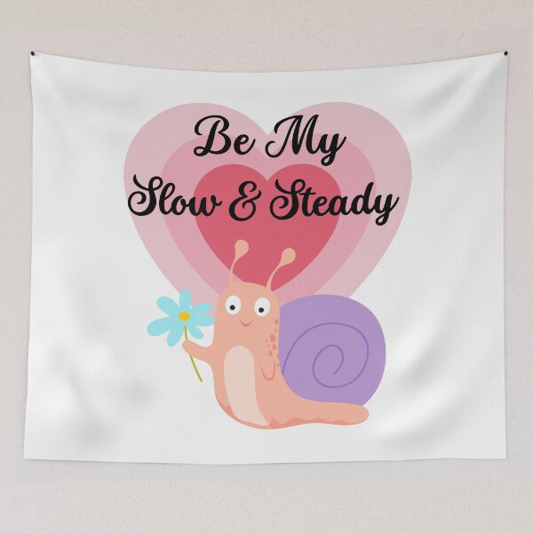 Item preview, Be My Slow & Steady, Snail Valentine designed and sold by Fhfarms.