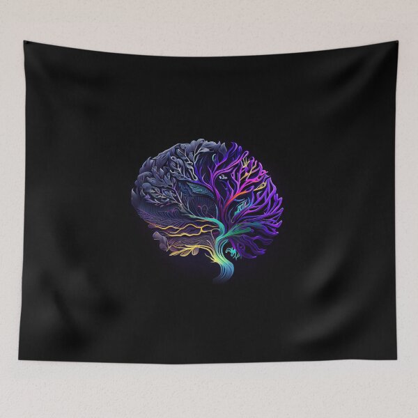 Item preview, Brain Fiber Art designed and sold by PipikaArt.