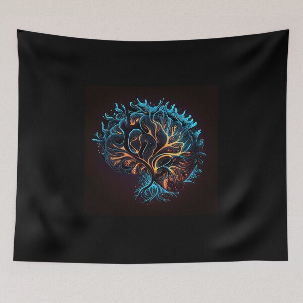Item preview, Brain Fiber Art designed and sold by PipikaArt.