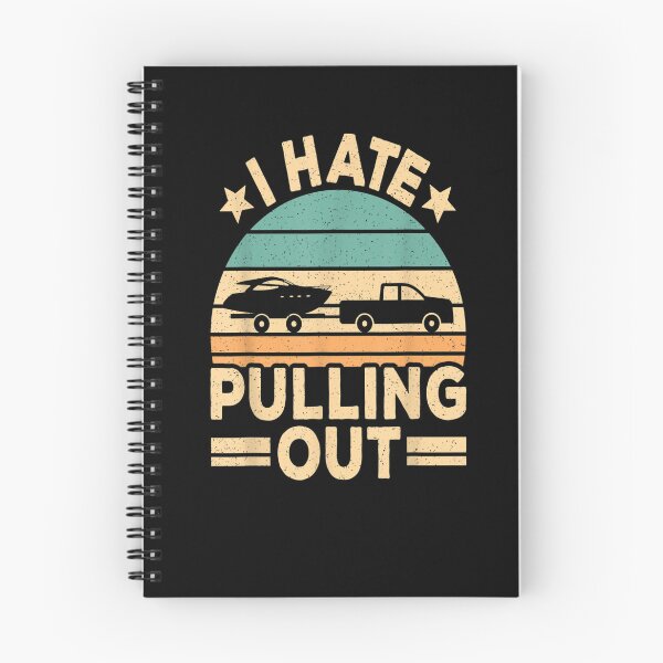 Item preview, I hate pulling out Retro boating boat captain designed and sold by loutfileo.