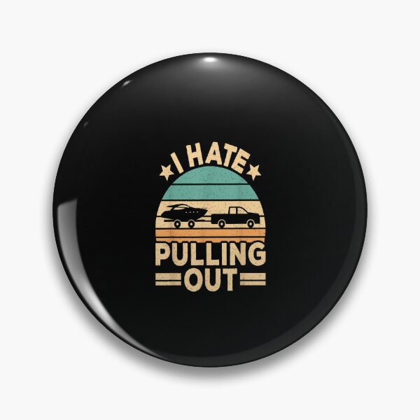 Item preview, I hate pulling out Retro boating boat captain designed and sold by loutfileo.