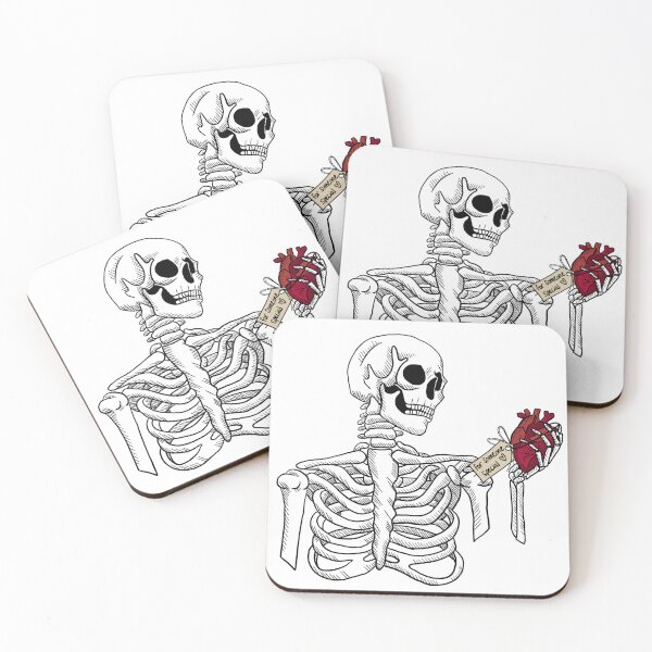 Item preview, Skeleton waiting for someone special designed and sold by joellesartshop.