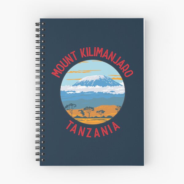Item preview, Mount Kilimanjaro Tanzania Distressed Circle designed and sold by KrisSidDesigns.