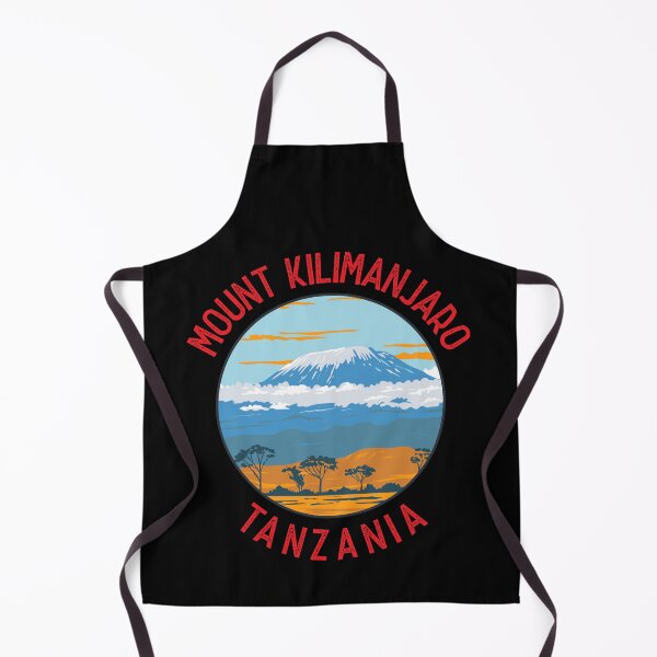 Item preview, Mount Kilimanjaro Tanzania Distressed Circle designed and sold by KrisSidDesigns.