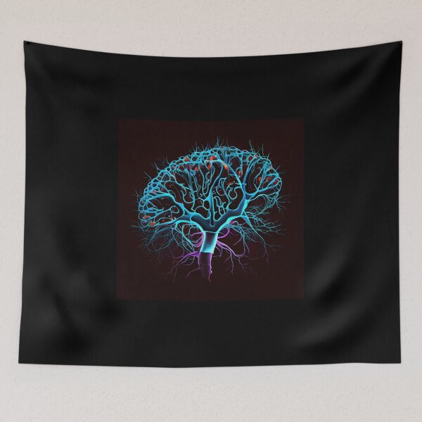Item preview, Brain Fiber Art designed and sold by PipikaArt.