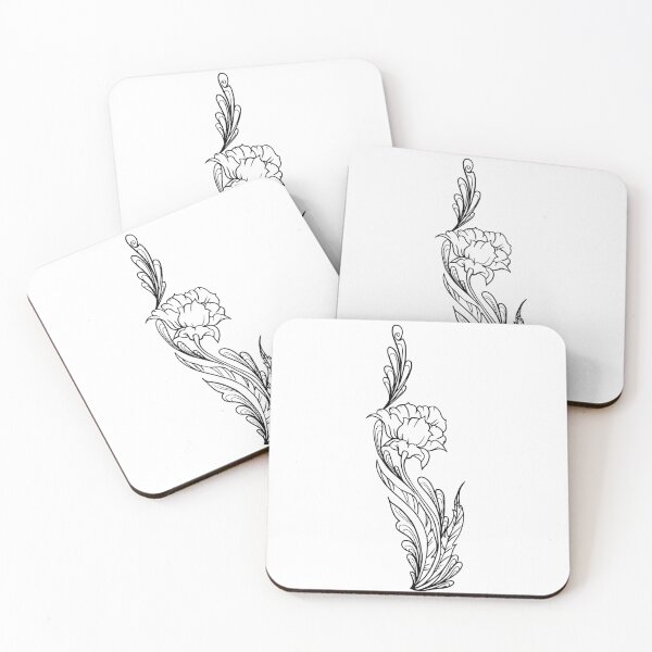 Item preview, Black & White Flower designed and sold by Jennifer Dawkins.