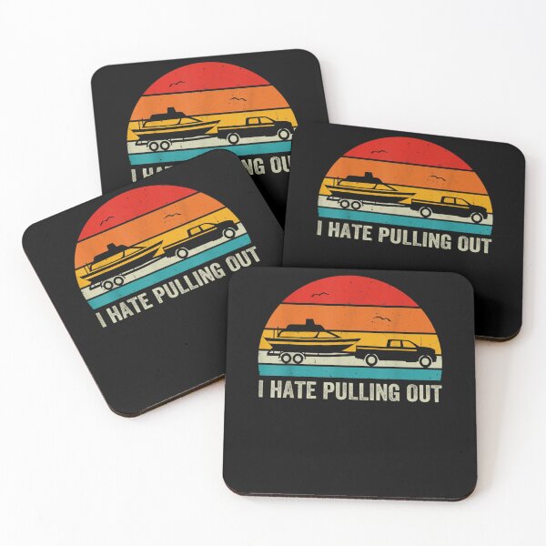 Item preview,  I hate pulling out Retro boating boat captain designed and sold by loutfileo.