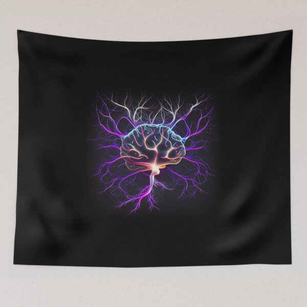 Item preview, Brain Fiber Art designed and sold by PipikaArt.