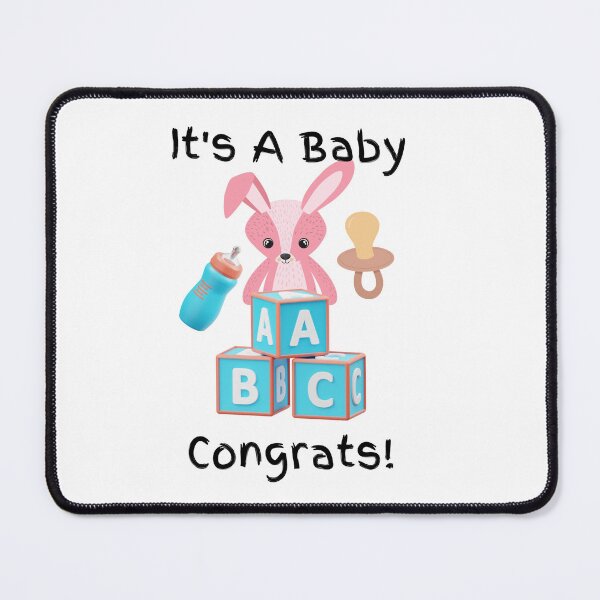Item preview, It's A Baby! Congrats! designed and sold by artcreatedbybill.