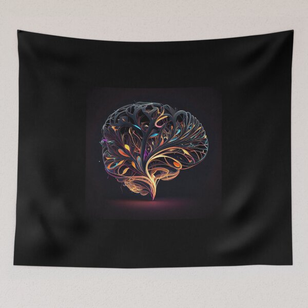 Item preview, Brain Fiber Art designed and sold by PipikaArt.