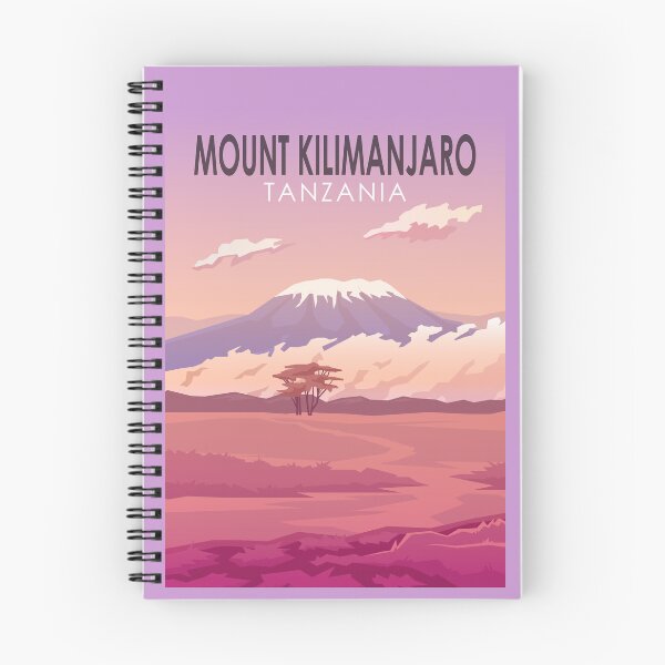 Item preview, Mount Kilimanjaro Tanzania Africa Retro Travel Art Vintage designed and sold by KrisSidDesigns.