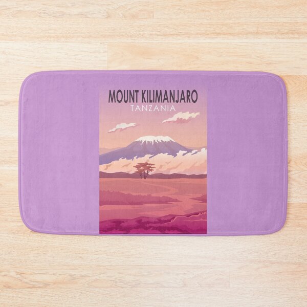 Item preview, Mount Kilimanjaro Tanzania Africa Retro Travel Art Vintage designed and sold by KrisSidDesigns.
