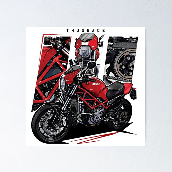 Ducati best sale monster poster