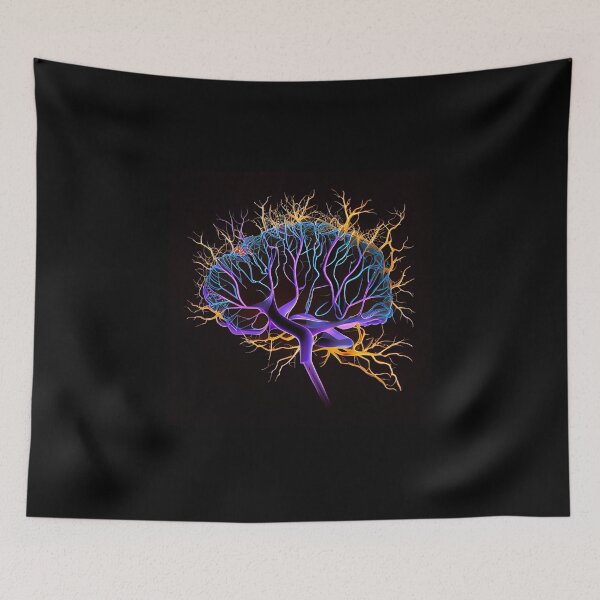 Item preview, Brain Fiber Art designed and sold by PipikaArt.