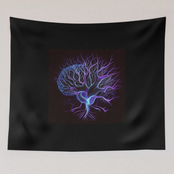 Item preview, Brain Fiber Art designed and sold by PipikaArt.