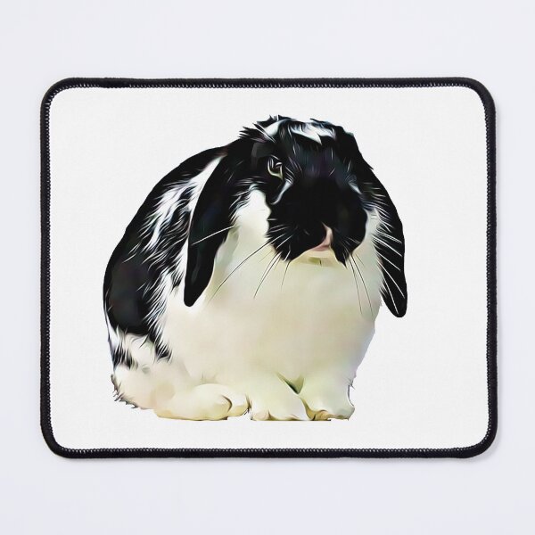 Item preview, Black and white lop rabbit designed and sold by Artxplor.