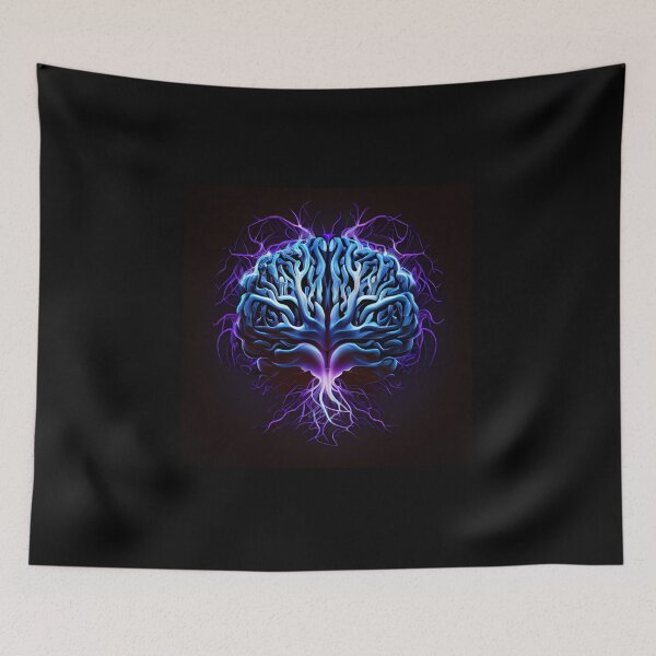 Item preview, Brain Fiber Art designed and sold by PipikaArt.