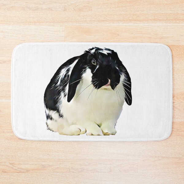 Item preview, Black and white lop rabbit designed and sold by Artxplor.