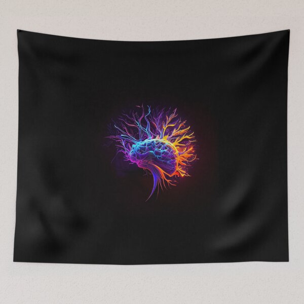 Item preview, Brain Fiber Art designed and sold by PipikaArt.