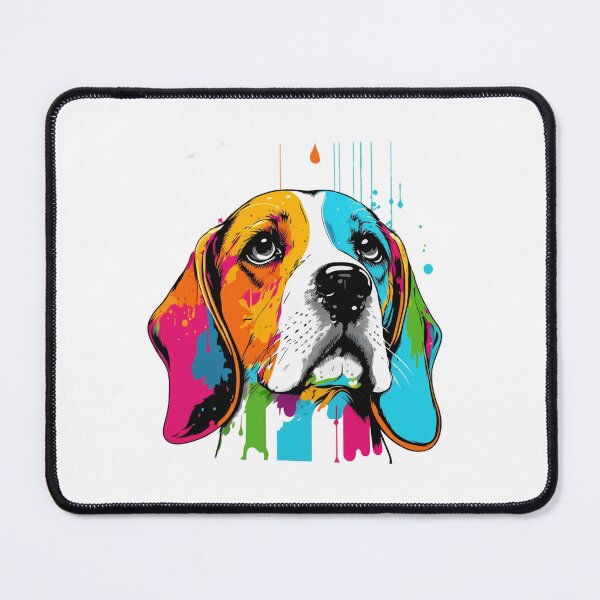 Item preview, Colorful Pop Art Basset Hound, Hush Puppies Lover designed and sold by PRINTED ..