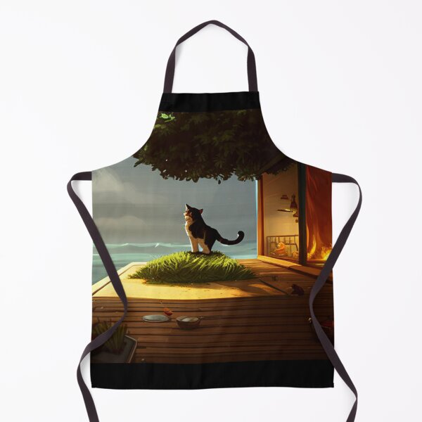 Item preview, CAT STANDING ON DECK designed and sold by motivationhood.