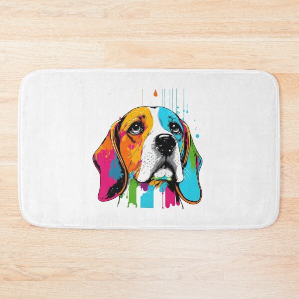 Item preview, Colorful Pop Art Basset Hound, Hush Puppies Lover designed and sold by PRINTED ..