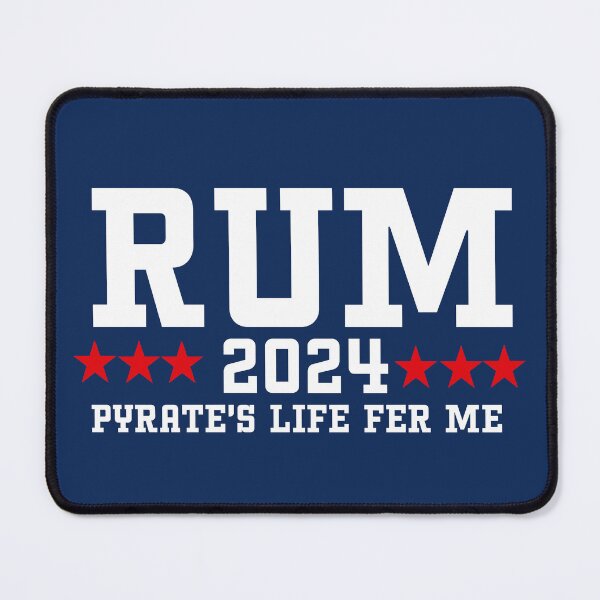 Item preview, RUM 2024 POLITICAL CAMPAIGN parody spoof design designed and sold by Pirate Foto.