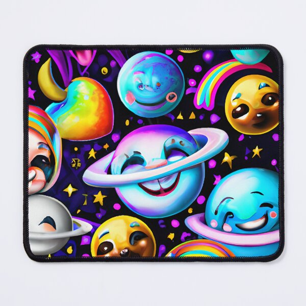 Item preview, Smiling planets abstract designed and sold by Itzjustlife.
