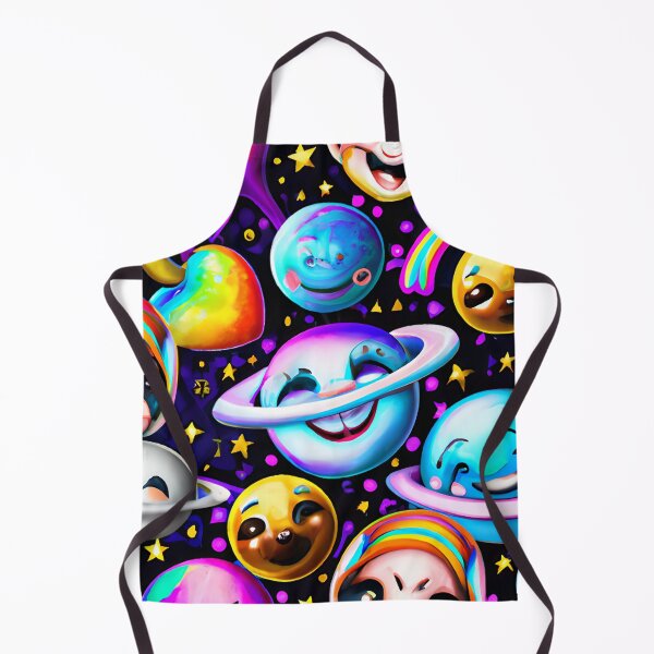 Item preview, Smiling planets abstract designed and sold by Itzjustlife.