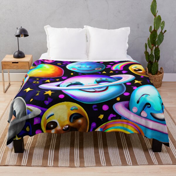 Item preview, Smiling planets abstract designed and sold by Itzjustlife.