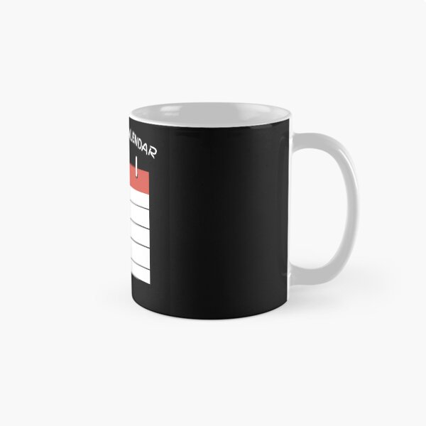 Item preview, My Weekly Calendar Says WTF after Monday and Tuesday designed and sold by HanaiPrint.