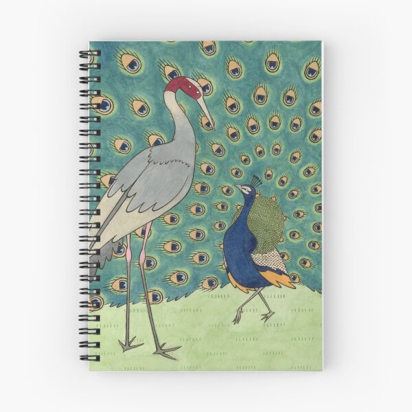 Artikelvorschau, Der Pfau und der Kranich entworfen und verkauft von joannahunt.
