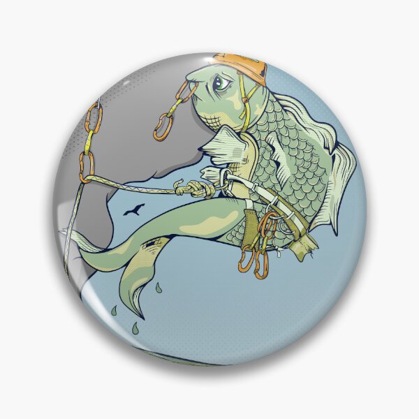 Item preview, Fish Rock Climbing designed and sold by piedaydesigns.
