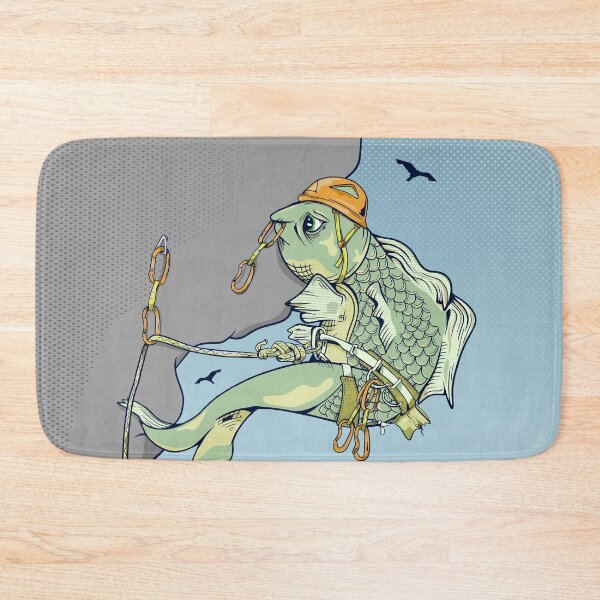 Item preview, Fish Rock Climbing designed and sold by piedaydesigns.